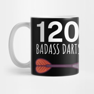 120 Badass Darts Player Mug